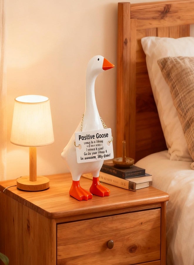 OOXYG Desk Goose Magnetic Goose Key Holder Cute House Warming Gifts New Home Christmas Table Decorations Office Decor for Women Desktop Goose 7 inch Gifts for Women - Image 1